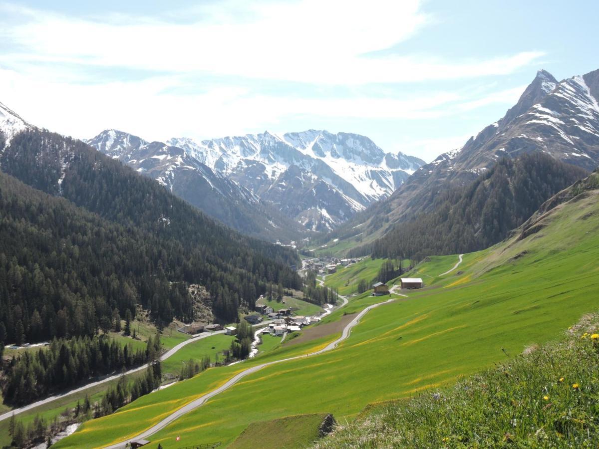 Haus Bergkristall Samnaun Bagian luar foto